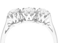 1.00ct Diamond & Platinum Trilogy Ring c.1925 (2 of 9) 1.00ct Diamond & Platinum Trilogy Ring c.1925 (2 of 9)
