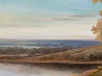 Stunning Large Vintage English Country Farmland Landscape Oil Painting - Signed (3 of 12) Stunning Large Vintage English Country Farmland Landscape Oil Painting - Signed (3 of 12)