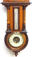 Antique combination HAC 8 Day Wall Clock Clock displays clock, barometer and thermometer (6 of 10) Antique combination HAC 8 Day Wall Clock Clock displays clock, barometer and thermometer (6 of 10)