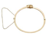 0.45ct Ruby & Sapphire, 1.50ct Diamond, 14ct Yellow Gold Bangle - Antique c.1890 (6 of 12) 0.45ct Ruby & Sapphire, 1.50ct Diamond, 14ct Yellow Gold Bangle - Antique c.1890 (6 of 12)