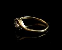 Art Deco Sapphire & Diamond trilogy ring, 18ct gold (9 of 10) Art Deco Sapphire & Diamond trilogy ring, 18ct gold (9 of 10)