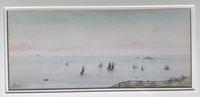 'Shipping off Brighton' Watercolour by Albert Markes c.1890 (3 of 3) 'Shipping off Brighton' Watercolour by Albert Markes c.1890 (3 of 3)