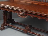 Carved Oak Serving Table Attributed to Pugin (16 of 17) Carved Oak Serving Table Attributed to Pugin (16 of 17)