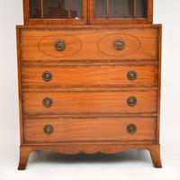 Antique Inlaid Mahogany Secretaire Bureau Bookcase (9 of 11) Antique Inlaid Mahogany Secretaire Bureau Bookcase (9 of 11)