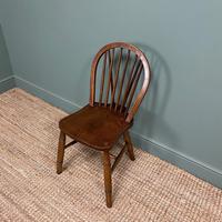 Eight Country House Elm Antique Kitchen Chairs (3 of 8) Eight Country House Elm Antique Kitchen Chairs (3 of 8)