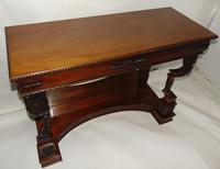 Empire Style Carved Mahogany Console Table (9 of 11) Empire Style Carved Mahogany Console Table (9 of 11)