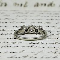 The Antique Old European Cut Three Diamond Ring (6 of 6) The Antique Old European Cut Three Diamond Ring (6 of 6)