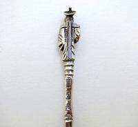 Antique Wang Hing Chinese Man Novelty Export Solid Silver Tea Spoon Bamboo, China c.1900 (5 of 8) Antique Wang Hing Chinese Man Novelty Export Solid Silver Tea Spoon Bamboo, China c.1900 (5 of 8)