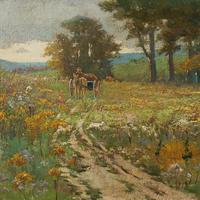 Early 20th Century German School Impressionistic Landscape with Cart (6 of 10) Early 20th Century German School Impressionistic Landscape with Cart (6 of 10)