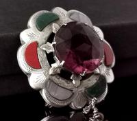Victorian Scottish Agate & Amethyst Brooch, Sterling Silver (3 of 11) Victorian Scottish Agate & Amethyst Brooch, Sterling Silver (3 of 11)