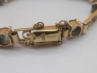 9ct Gold And Blue Zircon Bracelet (5 of 6) 9ct Gold And Blue Zircon Bracelet (5 of 6)
