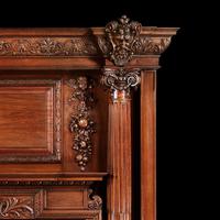 Grand Antique 19th Century Carved Walnut Fire Surround Provenance Castle Levan Manor (4 of 6) Grand Antique 19th Century Carved Walnut Fire Surround Provenance Castle Levan Manor (4 of 6)