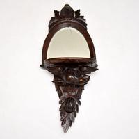 Antique Victorian Carved Eagle Mirror with Shelf (10 of 10) Antique Victorian Carved Eagle Mirror with Shelf (10 of 10)