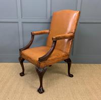 Leather Upholstered Gainsborough Armchair (6 of 12) Leather Upholstered Gainsborough Armchair (6 of 12)