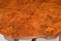 Antique Burr Walnut Drop Leaf Sutherland Table (8 of 12) Antique Burr Walnut Drop Leaf Sutherland Table (8 of 12)