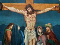 Superb 19th Century Old Master Biblical Christ Oil Portrait Painting - Gothic Oak Frame (12 of 17) Superb 19th Century Old Master Biblical Christ Oil Portrait Painting - Gothic Oak Frame (12 of 17)