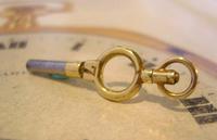 Antique Pocket Watch Chain Fob 1890 Victorian Brass & Steel Swivel Key Size 7 (3 of 9) Antique Pocket Watch Chain Fob 1890 Victorian Brass & Steel Swivel Key Size 7 (3 of 9)