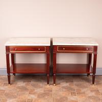 Pair of French Marble Topped Tables (10 of 14) Pair of French Marble Topped Tables (10 of 14)