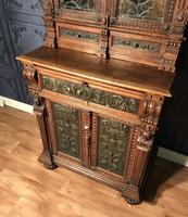 Victorian Carved Oak Secretaire Bookcase (9 of 25) Victorian Carved Oak Secretaire Bookcase (9 of 25)