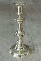 Pair of Victorian Brass Candlesticks Round Base Through Pushers 9.75" c.1860 (2 of 5) Pair of Victorian Brass Candlesticks Round Base Through Pushers 9.75" c.1860 (2 of 5)