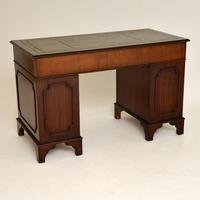 Georgian Style Mahogany Leather Top Pedestal Desk (8 of 10) Georgian Style Mahogany Leather Top Pedestal Desk (8 of 10)
