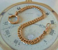 Antique Pocket Watch Chain 1890s French Victorian 14ct Rose Gold Filled Albert (4 of 12) Antique Pocket Watch Chain 1890s French Victorian 14ct Rose Gold Filled Albert (4 of 12)