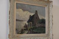 Old Cottage Overlooking The Coast - Oil on Canvas (3 of 10) Old Cottage Overlooking The Coast - Oil on Canvas (3 of 10)