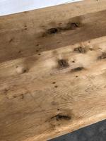 French Bleached Oak Farmhouse Dining Table (10 of 10) French Bleached Oak Farmhouse Dining Table (10 of 10)