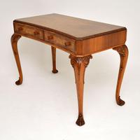 Antique Burr Walnut Queen Anne Style Console Server Table (2 of 10) Antique Burr Walnut Queen Anne Style Console Server Table (2 of 10)