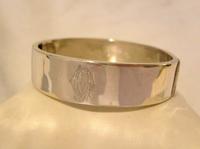 Victorian Sterling Silver Bangle 1890s Antique Ivy Leaf Bracelet 6 1/2" Length (4 of 9) Victorian Sterling Silver Bangle 1890s Antique Ivy Leaf Bracelet 6 1/2" Length (4 of 9)