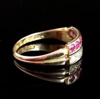 Antique Victorian Ruby, Diamond and Pearl Ring, Double Row, 15ct Gold (9 of 12) Antique Victorian Ruby, Diamond and Pearl Ring, Double Row, 15ct Gold (9 of 12)