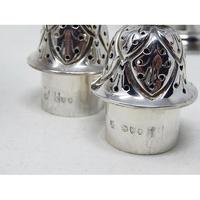 Pair of Ornate Heavy Victorian Hallmarked Silver Sugar Shakers (2 of 7) Pair of Ornate Heavy Victorian Hallmarked Silver Sugar Shakers (2 of 7)