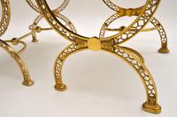 Pair of 1970’s Vintage Brass Stools (9 of 9) Pair of 1970’s Vintage Brass Stools (9 of 9)