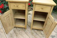 Nice Quality Old Stripped Pine Bedside Cabinets (5 of 9) Nice Quality Old Stripped Pine Bedside Cabinets (5 of 9)