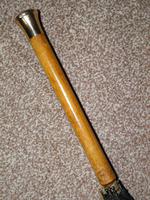 Antique Hallmarked 1918 - 9 Carat Gold Umbrella by Kendall with Black Canopy (10 of 17) Antique Hallmarked 1918 - 9 Carat Gold Umbrella by Kendall with Black Canopy (10 of 17)