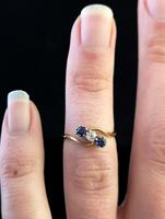 Vintage Art Deco Sapphire & Diamond Trilogy Ring (7 of 10) Vintage Art Deco Sapphire & Diamond Trilogy Ring (7 of 10)