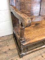 Large Antique Oak Settle (3 of 12) Large Antique Oak Settle (3 of 12)