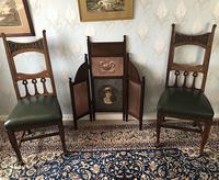 Arts & Crafts Copper and Mahogany Firescreen (4 of 6) Arts & Crafts Copper and Mahogany Firescreen (4 of 6)