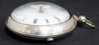 Antique Silver Pair Case Pocket Watch Fusee Verge Escapement Key Wind Enamel Dial James Bucknell (10 of 11) Antique Silver Pair Case Pocket Watch Fusee Verge Escapement Key Wind Enamel Dial James Bucknell (10 of 11)
