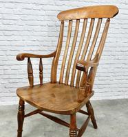 Golden Coloured Windsor Lathback Armchair (4 of 6) Golden Coloured Windsor Lathback Armchair (4 of 6)
