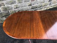 Antique Mahogany Twin Pillar Extending Dining Table (9 of 11) Antique Mahogany Twin Pillar Extending Dining Table (9 of 11)
