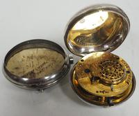 Antique Silver Pair of Case Pocket Watch Fusee Verge Escapement Key Wind Enamel Dial Thomas Cooker Oakham (8 of 12) Antique Silver Pair of Case Pocket Watch Fusee Verge Escapement Key Wind Enamel Dial Thomas Cooker Oakham (8 of 12)