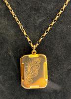Art Deco 9ct Back & Front Gold Locket on Chain (8 of 10) Art Deco 9ct Back & Front Gold Locket on Chain (8 of 10)