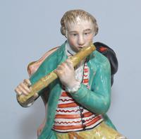 Enoch Wood - Rare Staffordshire Figure of a Flutist c.1810 (8 of 9) Enoch Wood - Rare Staffordshire Figure of a Flutist c.1810 (8 of 9)