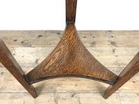 Early 20th Century Antique Oak Circular Side Table with shelf (9 of 9) Early 20th Century Antique Oak Circular Side Table with shelf (9 of 9)