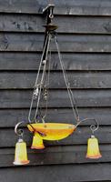 Striking Early 20th Century French Art Glass Chandelier / Ceiling Pendant Light / Hanging Lamp (3 of 4) Striking Early 20th Century French Art Glass Chandelier / Ceiling Pendant Light / Hanging Lamp (3 of 4)