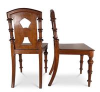 Pair of English Hall Chairs (6 of 6) Pair of English Hall Chairs (6 of 6)