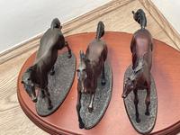Set 3 Small Solid Bronze Horse Racing "The Origins of Champions" by Gill Parker (37 of 45) Set 3 Small Solid Bronze Horse Racing "The Origins of Champions" by Gill Parker (37 of 45)