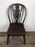 Antique Ash & Elm Child’s Wheelback Chair (2 of 6) Antique Ash & Elm Child’s Wheelback Chair (2 of 6)