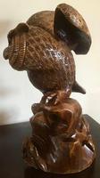 Large Hand Carved Wooden Owl (6 of 8) Large Hand Carved Wooden Owl (6 of 8)